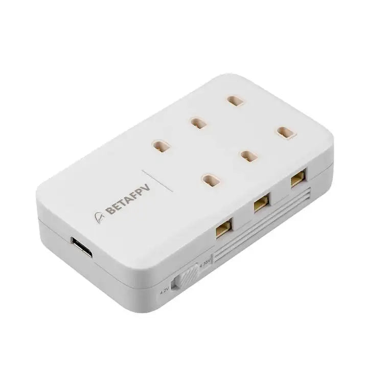 អាដាប់ទ័រសាកថ្ម BETAFPV 6 រន្ធ 1S សម្រាប់យន្តហោះដ្រូនប្រណាំង FPV គ្រឿងបន្លាស់អាគុយ អាដាប់ទ័រសាកថ្មលឿនសម្រាប់ Whoop Quadcopter