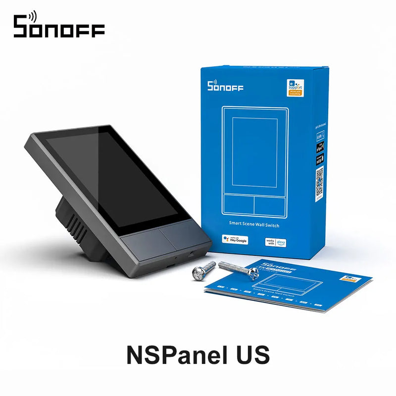 SONOFF NSPanel Smart Scene Wall Switch HMI EU/US Panel Multiple Control Thermostat Real-Time Weather Display via eWeLink APP