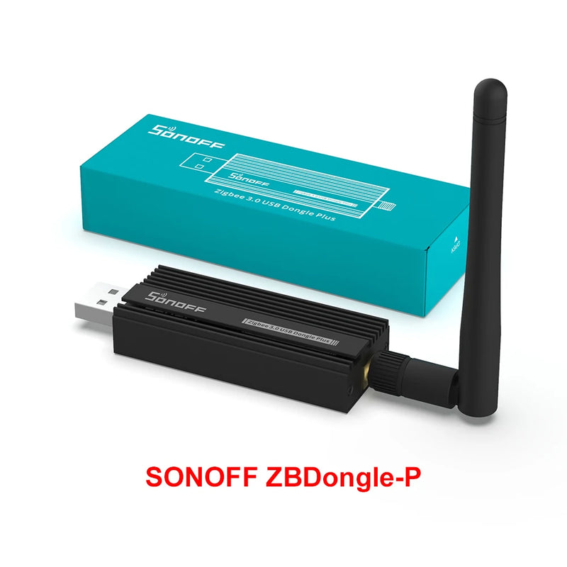 SONOFF ZBDongle Zigbee 3.0 USB Gateway ZBDongle Plus Universal via ZHA or Zigbee2MQTT Support Sonoff ZBMINI S26R2ZB SNZB Sensors