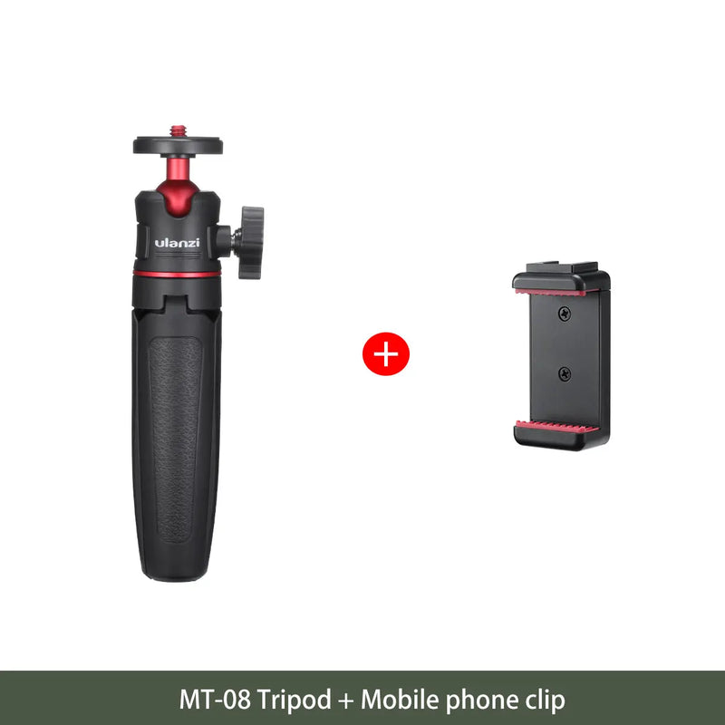 ULANZI MT-08 Extend Pole Mini Tripod Monopod Mount Handle Grip for Phone Sony Nikon Canon DSLR Camera Tripod DJI OSMO Action