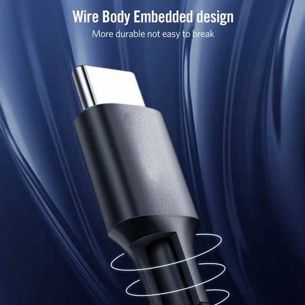 ខ្សែ USB C ទៅ USB Type C PD ខ្សែសាកលឿន ខ្សែ USB-C Type-c សម្រាប់ Xiaomi mi 10 Pro Samsung S20 Macbook iPad ម៉ូនីទ័រ Uperfect