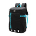 DENUONISS Latest Big Cooler Bag Backpack Reflective Strip Design Camping Refrigerator Insulated Pack Thermal Bag For Travel Black Blue