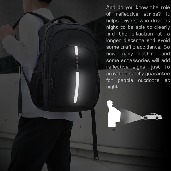 Tigernu Men Backpack 14-15.6inch Laptop Backpack Anti Theft Backpacks Bags For Men College Schoolbag Male Travel Bags Knapsack