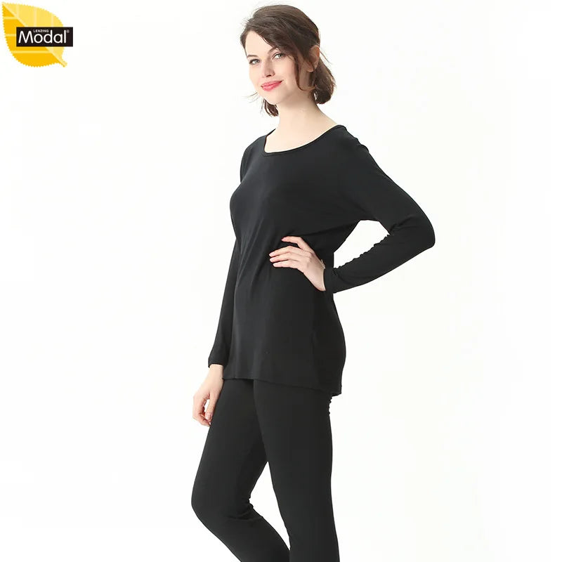 XL-7XL Pijama Feminino New Loose Plus Size Sleepwear Modal Cotton Comfortable Winter Pajamas Women Long Sleeve Underwear Set
