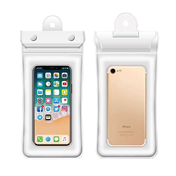 Essager Waterproof Case For iPhone 12 11 Pro Xs Max Xr Xiaomi Waterproof Bag Protective Phone Pouch Swimming Water proof Cover Size Under 6.5 inch White