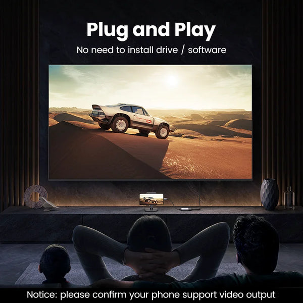 UGREEN USB Type C to HDMI Cable 4K USB C HDMI Adapter For iPhone 15 PC Xiaomi MacBook Pro Air iPad Pro Samsung Galaxy HDMI Cable