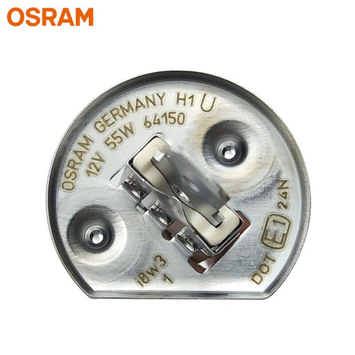 OSRAM H1 12V 55W P14.5s 64150 Original Light Car Halogen Headlight Auto Bulb 3200K Standard Lamp Made In Germany (Single)