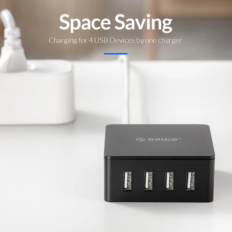ORICO Desktop USB Charger Series Multi-port USB Charging Dock for iPhone Samsung Xiaomi Huawei Home Office Desk Charger Station