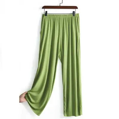 Women Spring Autumn Cotton Pajama Pants Comfortable Winter Home Wear Wide Leg Sleepwear Pant Plus Size Ladies Trousers 2XL-7XL