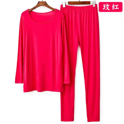 Women's Pajamas Set 2026 New Plus Size Ladies' Sleepwear Suit Modal Cotton Autumn Winter Night Wear Female Home Clothes 3XL-7XL