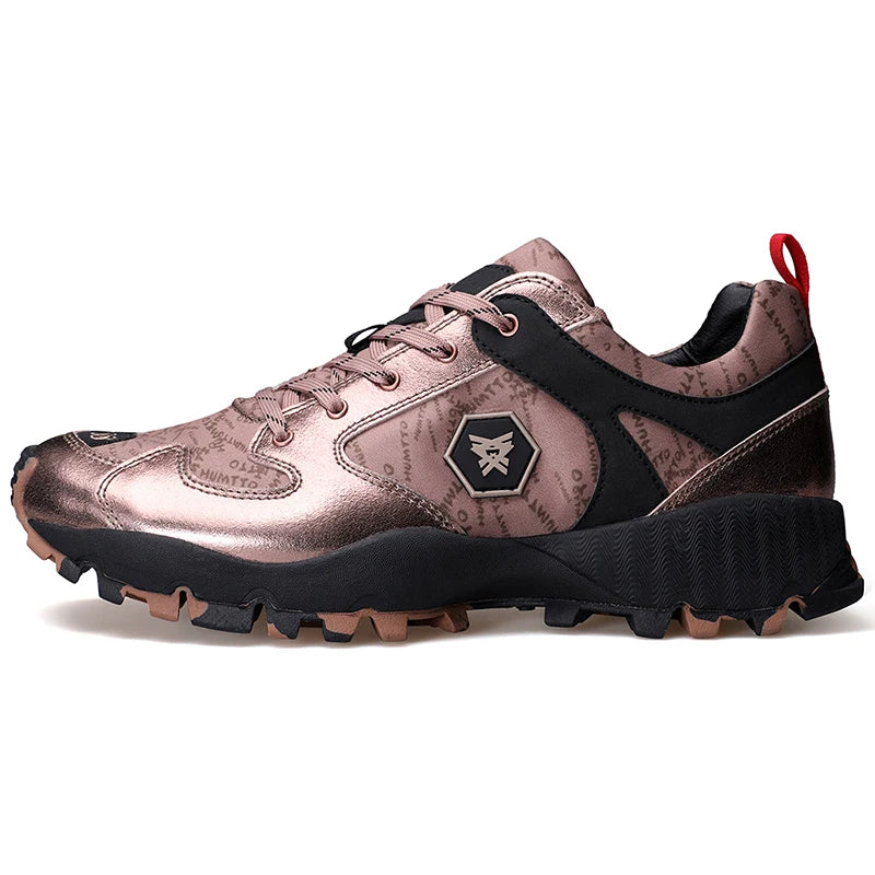 HUMTTO Outdoor Hiking Shoes Breathable Sport Climbing Camping Boots Men Leather Mens Walking Shoes Trekking Sneakers for Male