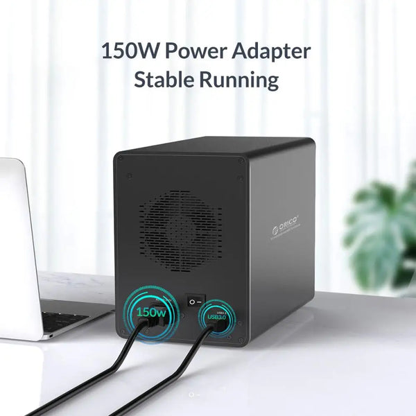 ORICO 95 Series Multi Bay 3.5'' SATA to USB3 HDD Docking Station HDD Enclosure Aluminum HDD Case for Altcoins Mining