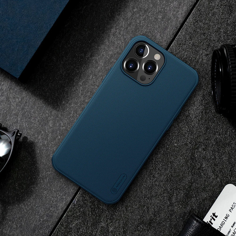 For iPhone 16 Pro Max Case For iPhone 15 Pro Max NILLKIN Frosted Shield Pro PC Matte Back Cover For iPhone 14 Pro Max/iPhone 13