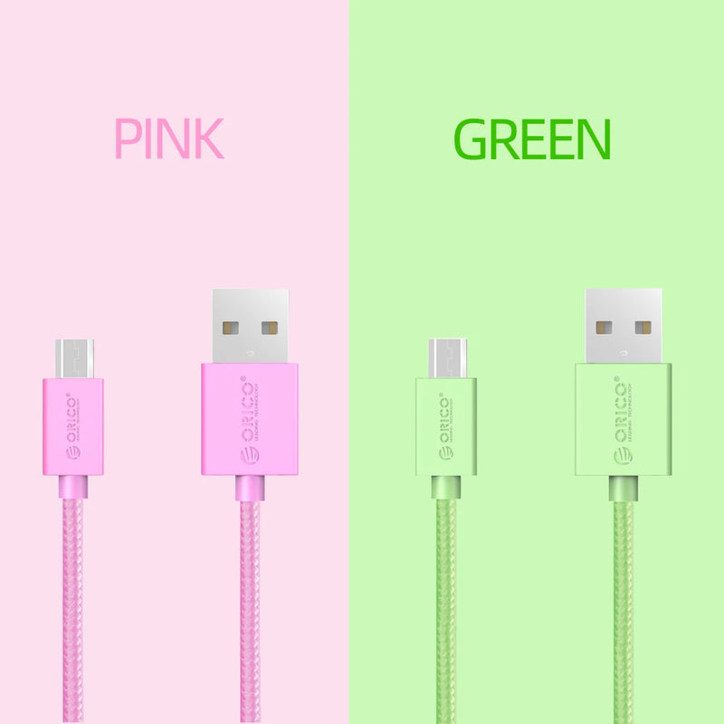 ORICO Micro USB Cable Android Charger Fast Charging Cords 2.4A USB Data Cable for Samsung Galaxy Edge Note 5 Kindle