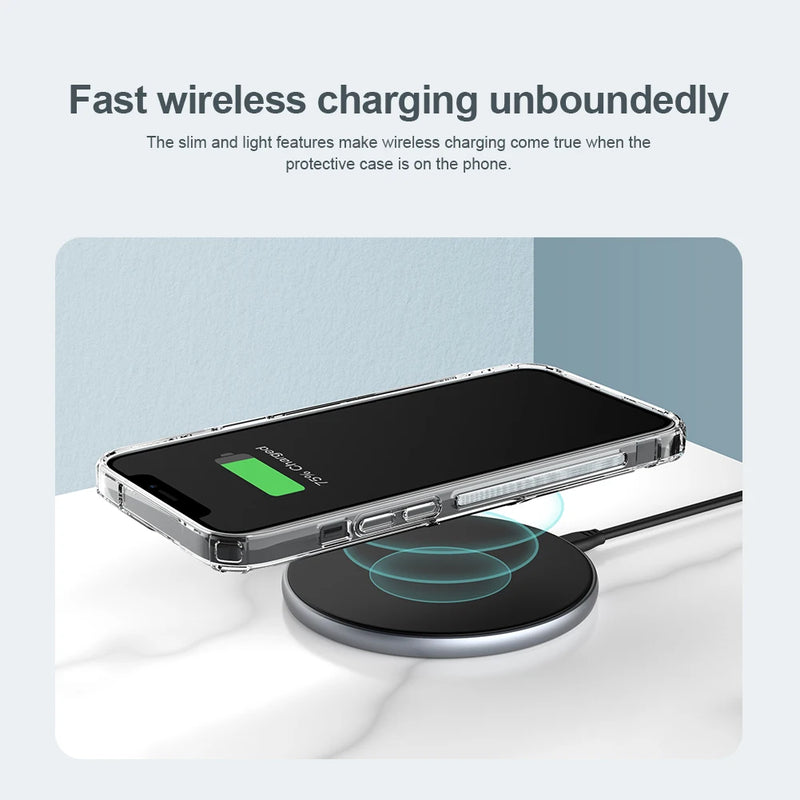 NILLKIN Magnetic Case For iPhone 16 Pro Max for iPhone 15 Pro Max NILLKIN Nature TPU Pro Case For iphone 14 Pro Transparent Case
