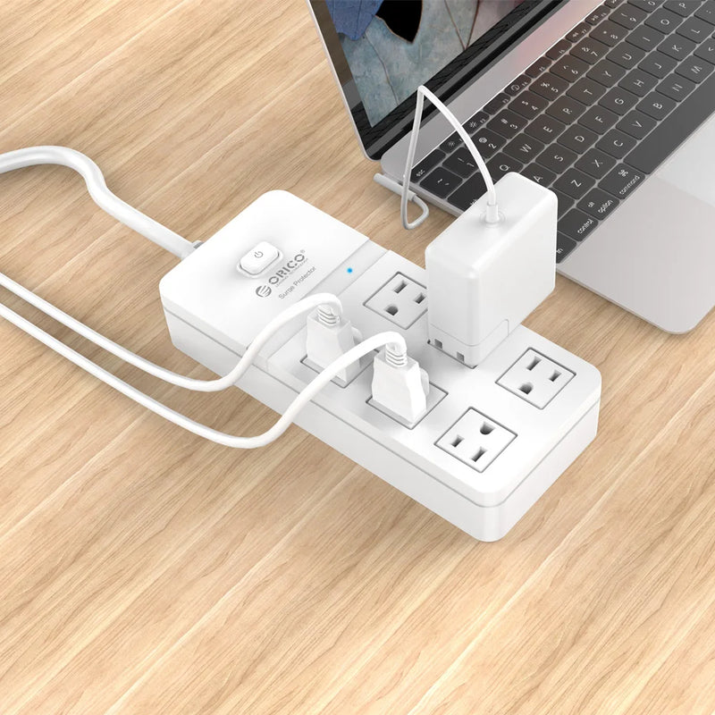 ORICO US Plug Power Strip with 6AC Outlets Sockets Extension Cable Electrical Socket For Home Office Power Strips