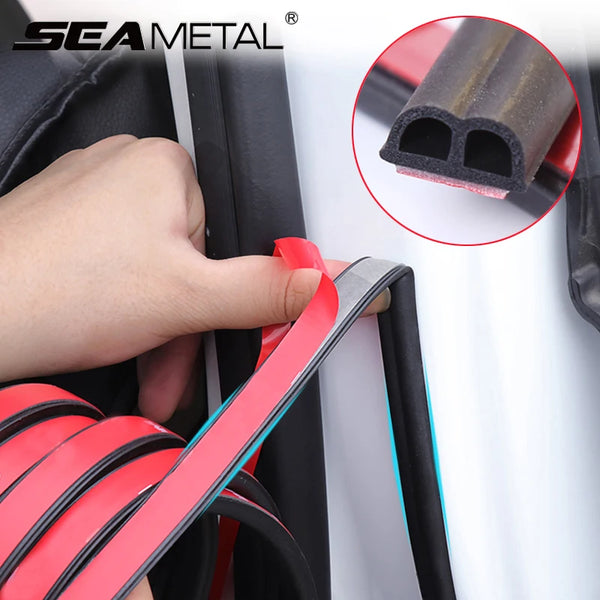 Car Door Edge Rubber Seal Strips Universal B Type Engine Trunk Cover Sealing Strip Noise Insulation for Auto Sealants Accessori