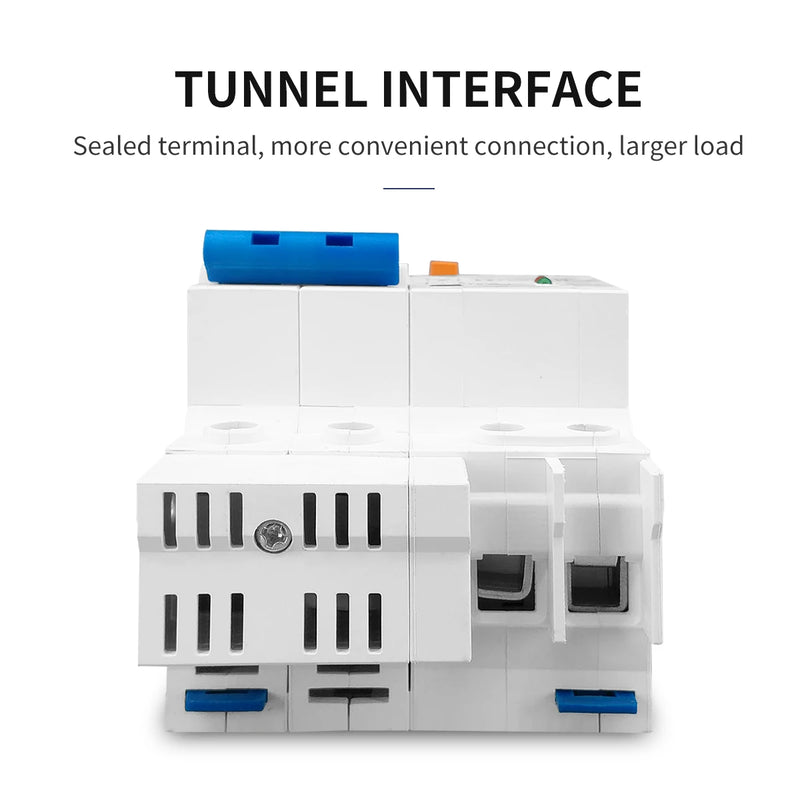 TOMZN Main Switch Residual Current Circuit Breaker With Surge Protector RCBO MCB With Lightning Protection SPD