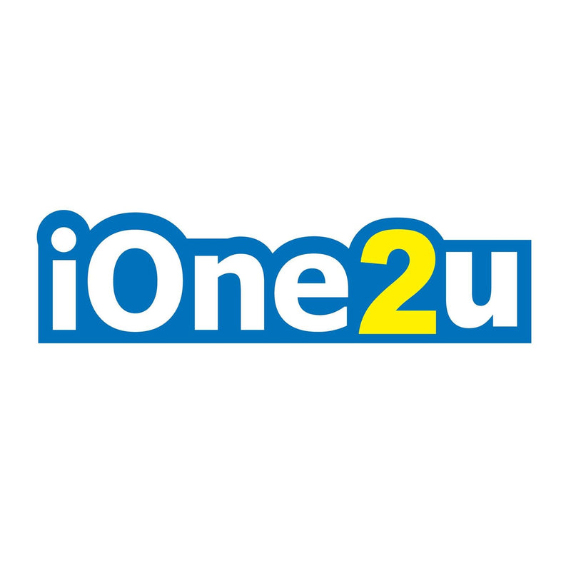 Logo of iOne2u on a white background