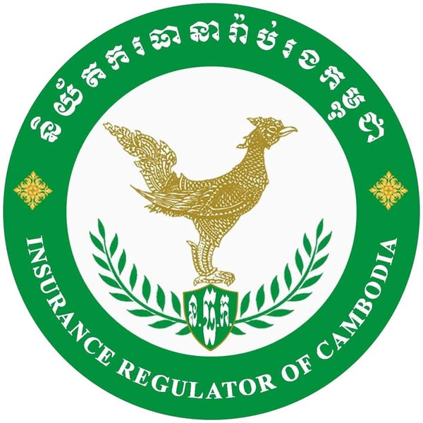 Logo of the Insurance Regulator of Cambodia with a green and white color scheme.