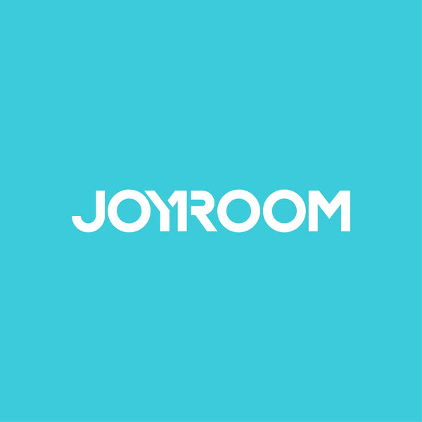 White 'JOYROOM' logo on a blue background