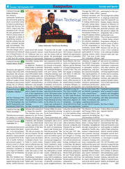 Newspaper page with a headline about Cambodia and a photo of a man speaking at a podium.