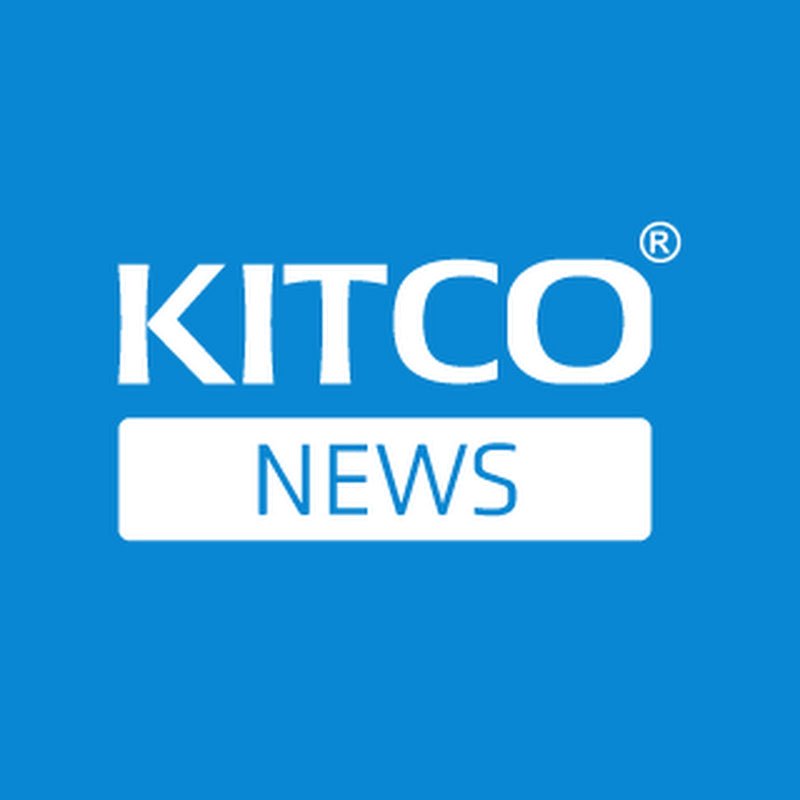 KITCO News logo on a blue background