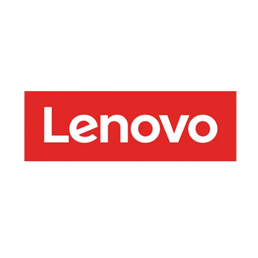 Lenovo logo on a white background