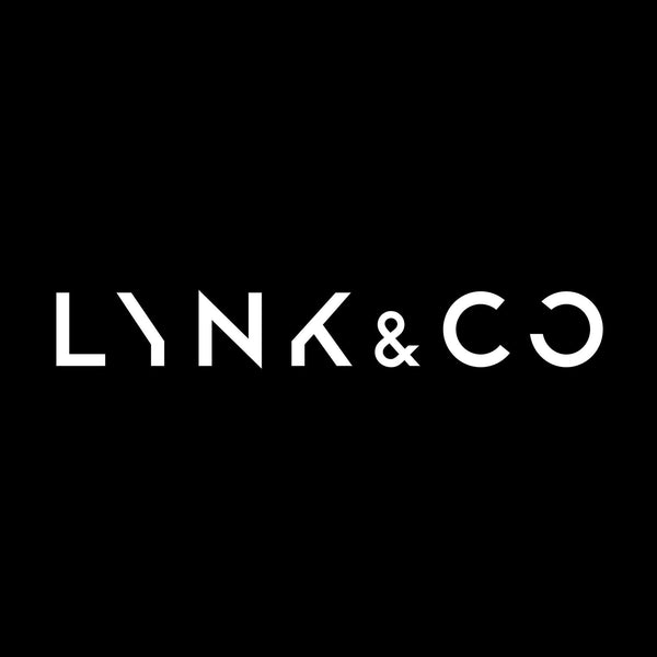 LYNK & CO logo on a black background