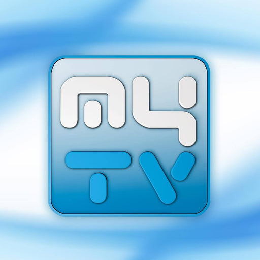 MYTV logo on a blue gradient background