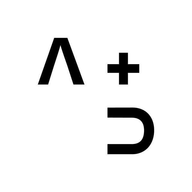 Black symbols on a white background