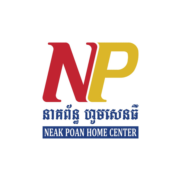 Logo of Neak Poan Home Center with red 'N' and yellow 'P' on a white background.