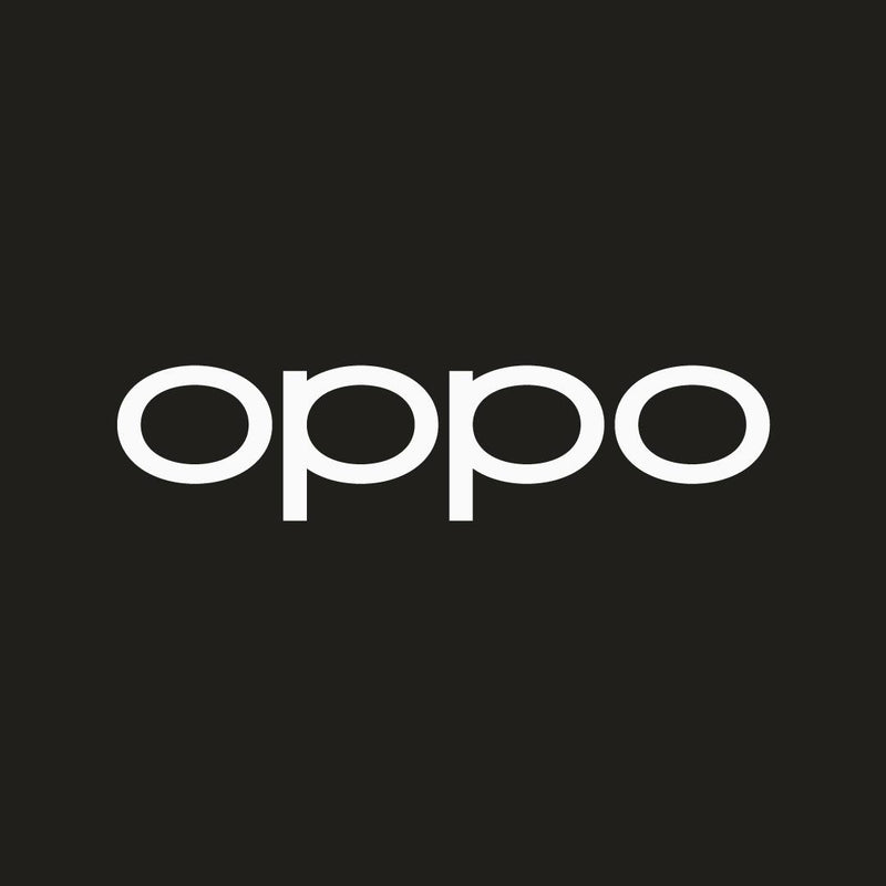 Oppo logo on a black background