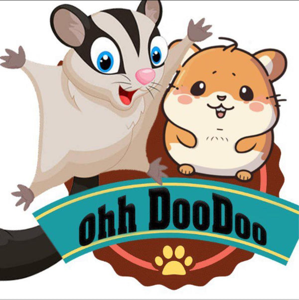 Cartoon chipmunk and hamster with 'ohh DooDoo' logo