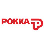 Pokka logo with red text and white background