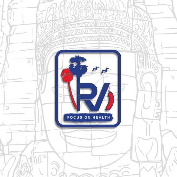 Logo with 'RA' initials and 'Focus on Health' text on a white background