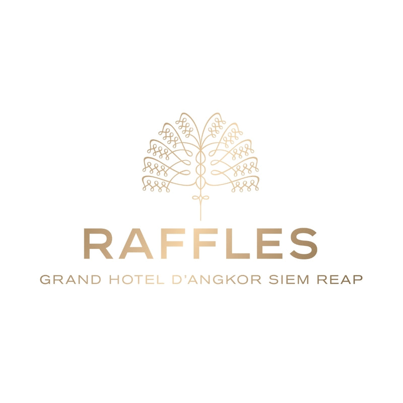 Raffles Grand Hotel d'Angkor Siem Reap logo on a white background