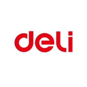 Red 'deli' logo on a white background