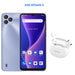 2022 New Oscal C60 Smartphone 6.528 Inch 4GB+32GB 4780mAh 13MP + 5MP Camera Android 11 Mobile Phone With 3 Card Slots Purple Kit 1 CHINA