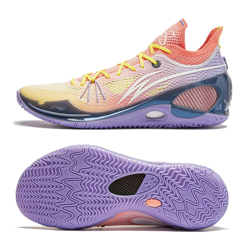 Li-Ning Men's WADE 808 3 ULTRA V2 Professional Basketball Shoes BOOM Springy Heel Support LiNing Durable Game Shoes ABAU047