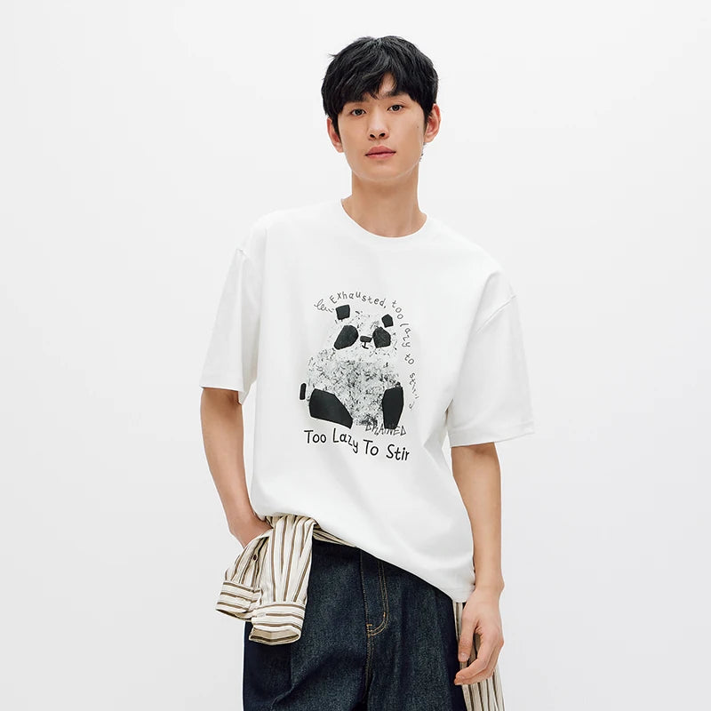 Semir Men Tshirt Cool Feeling Graphic Print Knit Short Sleeve Summer 2026 Mall Style Casual Everyday Wear Fashion Top