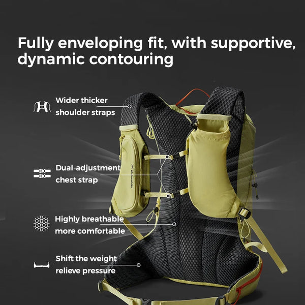កាបូបស្ពាយ Naturehike ពហុមុខងារសម្រាប់ផ្តល់សំណើម ទម្ងន់ស្រាល កាបូបស្ពាយឡើងភ្នំ 12លីត្រ 16លីត្រ សមត្ថភាពធំ សម្រាប់ផ្តល់សំណើមដល់ប្លោកនោម ជិះកង់