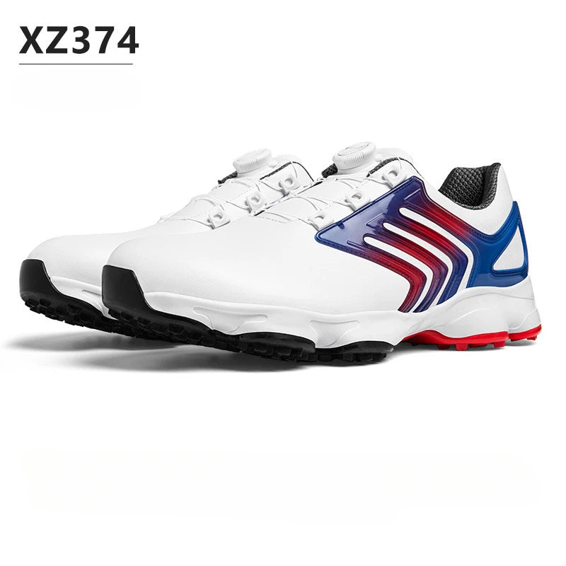 PGM Golf Shoes Waterproof Summer Fashion Casual Sneakers Golf Sports Men's Shoes Quick Lacing Non-Slip Wholesale XZ374