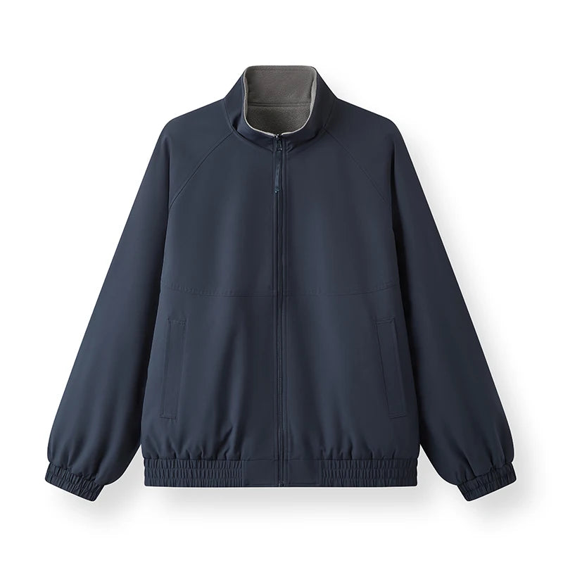 Semir Protective Jacket Men Winter Reversible Windproof Three-Resistant 2025 New Outdoor Loose Stand Collar Top Men'S Clothing