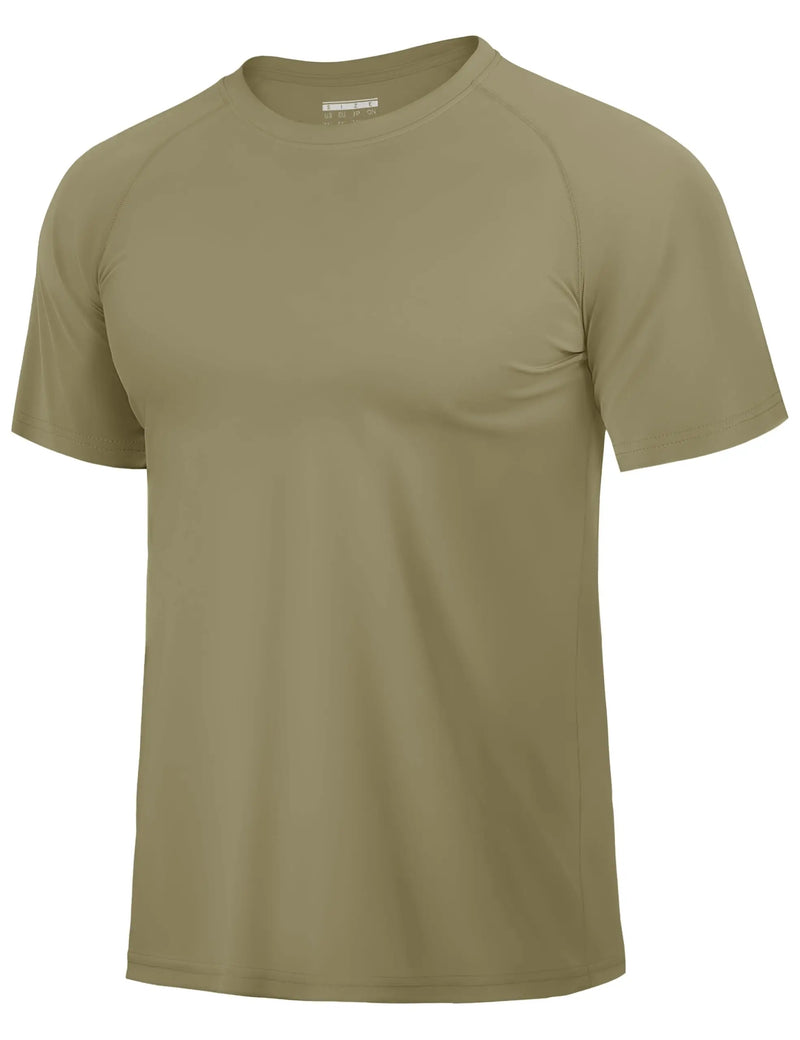 TACVASEN UPF 80+ Sun Protection T-shirts Men's Quick Dry Short Sleeve Athlectic T Shirts Hiking Running Swim T-shirts Tee Tops