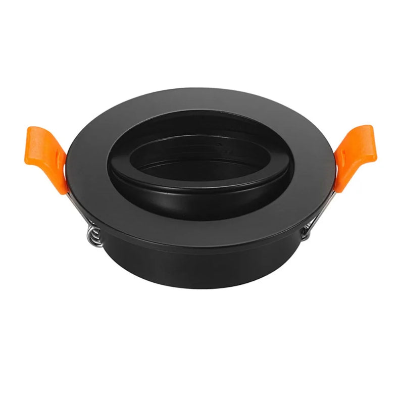 JOYINLED 1/10Pcs Round Recessed Downlight LED Ceiling Light Frame MR16 GU10 Bulb Fixture Downlight Holder GU10 Spot Light
