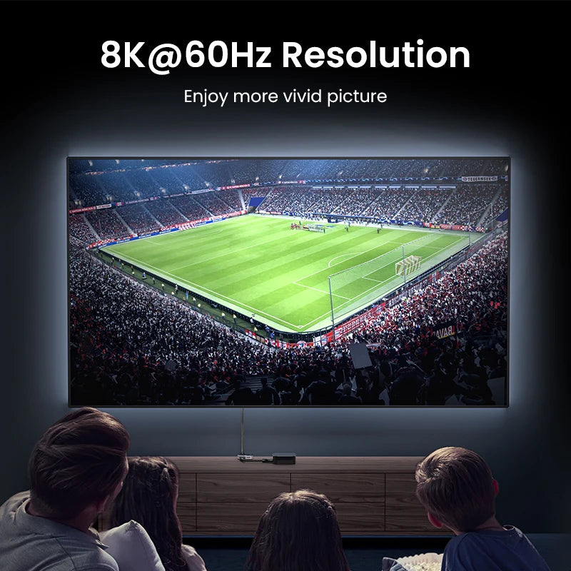 UGREEN HDMI 2.1 Switch 8K 60Hz 2 in 1 Out Manual Button for PS5 Xbox Series X TV Xiaomi Monitor Projector HDMI Switcher