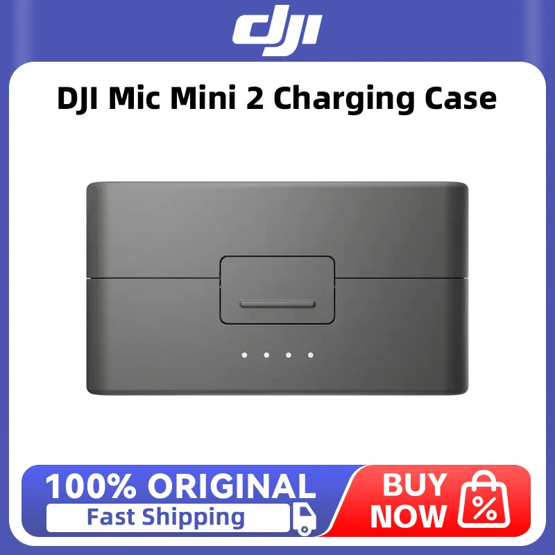 DJI Mic Mini 2 Charging Case 48H Working Time 1950mAh Portable Storage Charger Box for Wireless Mic