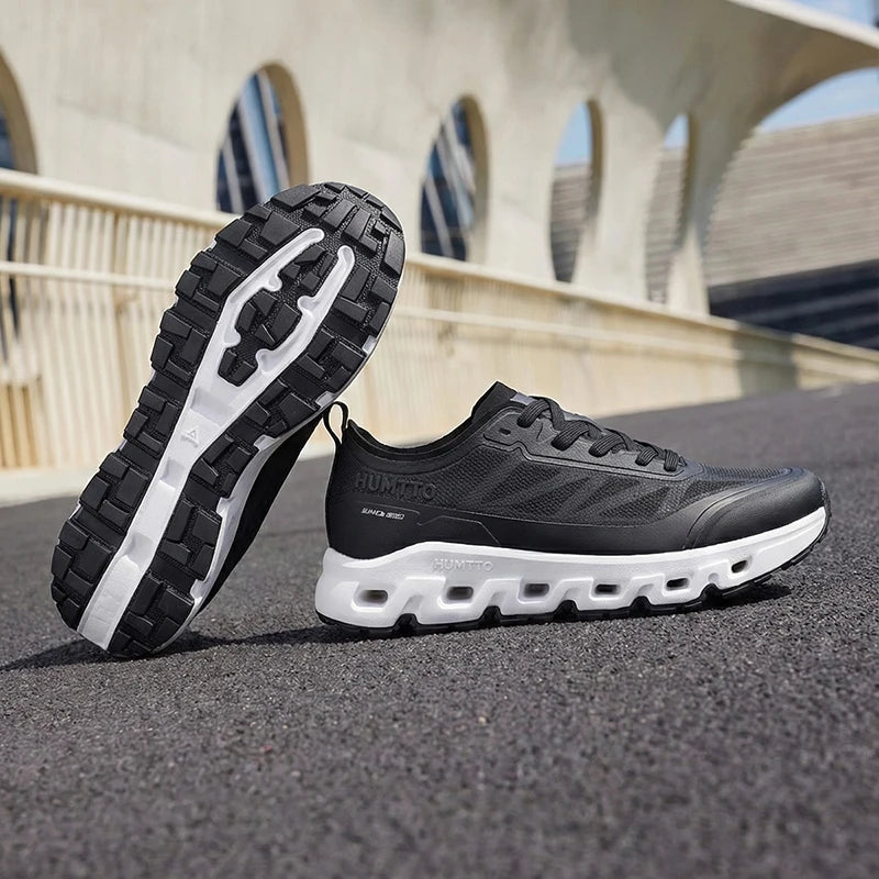 HUMTTO Men Hiking Shoes Outdoor Sneakers Spring New Lightweight Durable Cushioning Man Breathable Sneaker Non Slip Trail Running