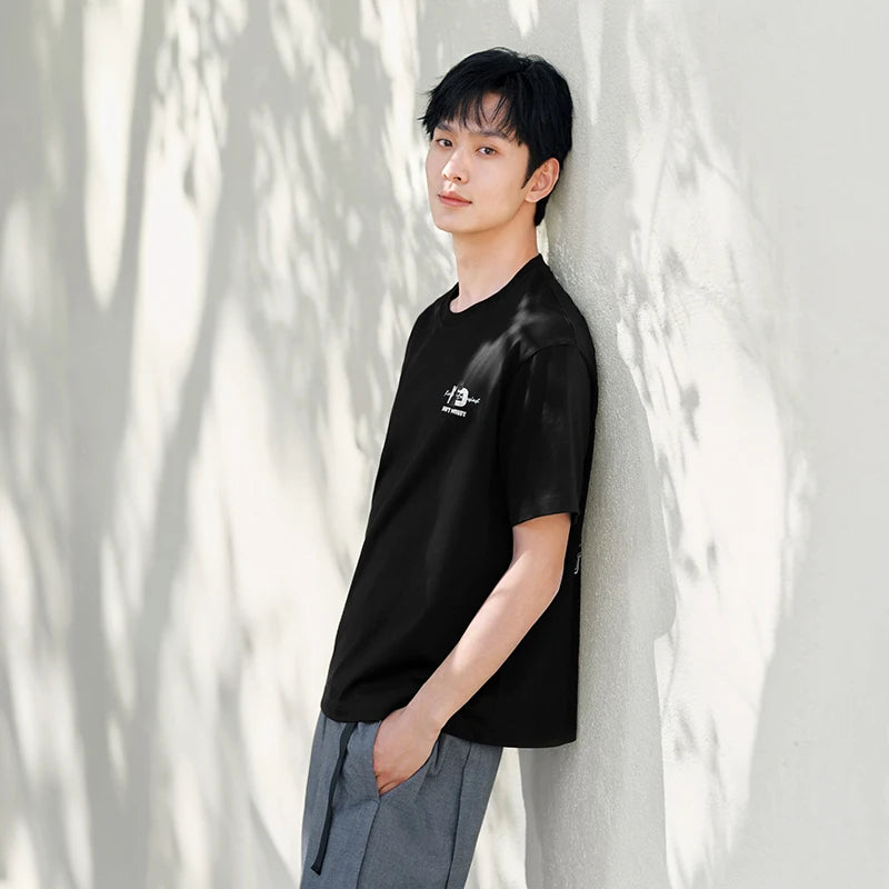 Semir Mens Tshirt 2026 American Style Cute Animal Printed Antibacterial New Arrival Casual Soft